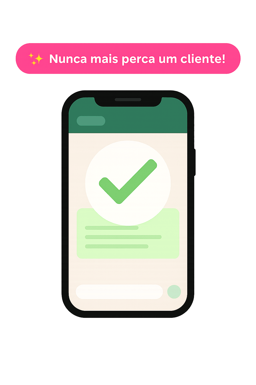 Profissional usando o ZapLembrete para enviar mensagens